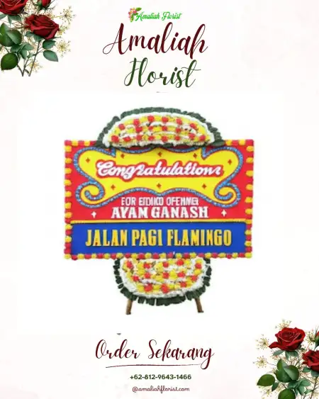Sewa Papan Bunga Bongancina